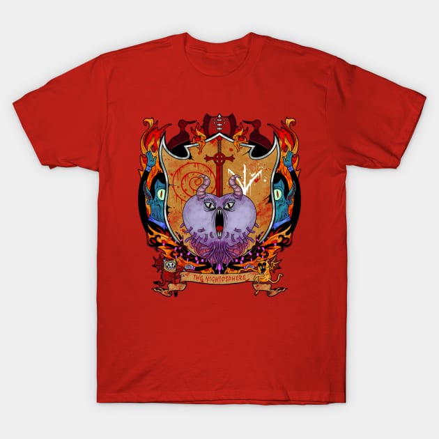 Crest of Night T-Shirt by stevenlefcourt